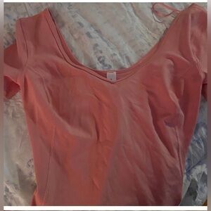 Lululemon Baby Pink Align Tee - Size 0